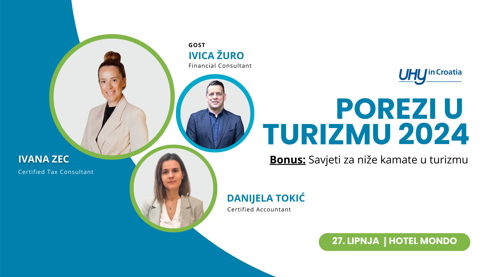 UHY Radionica - POREZI U TURIZMU